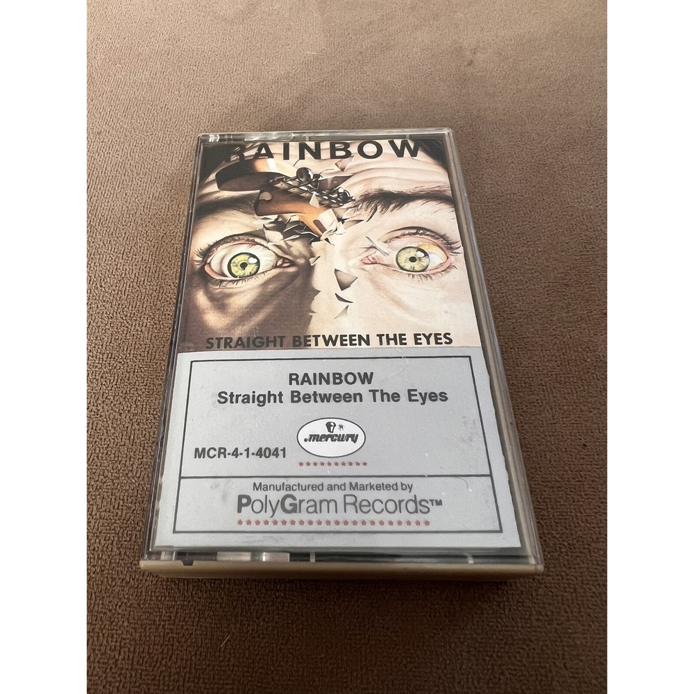 Straight Between‎ the Eyes by Rainbow Cassette *Play Tested*  1982